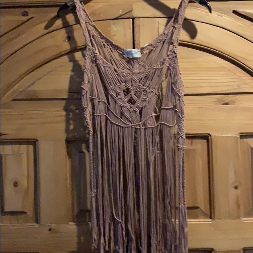 Fringe tank top